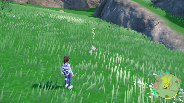 Image of a Shiny Mimikyu in the grass