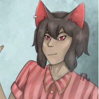 A headshot artfight drawing of Chapel.