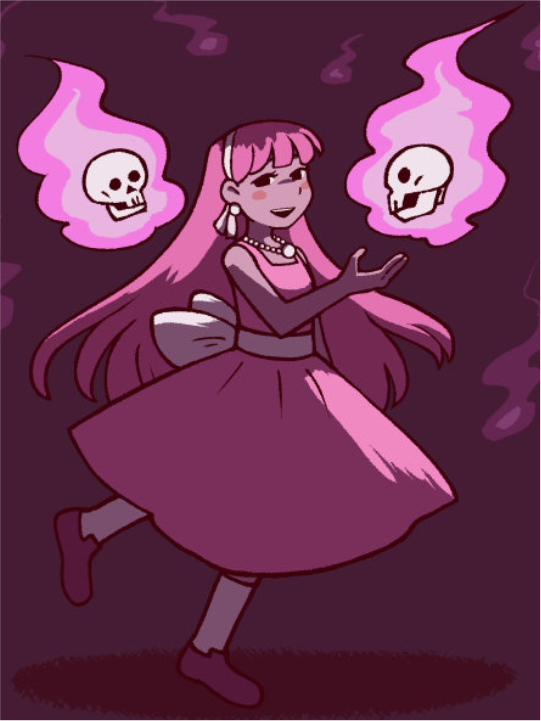 A full-body digital drawing of Cinder.