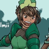 Group drawing of characters from artfight with Ariol.