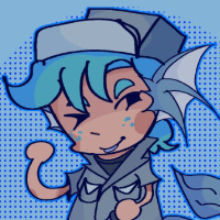 Headshot artfight drawing.